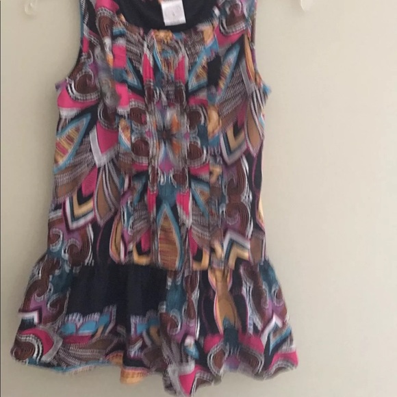 Pony Tails Women Sleeveless Blouse Size Medium - Picture 3 of 5